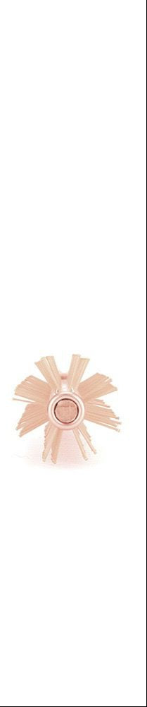 Rose Gold Round Wood Hair Brush 12mm