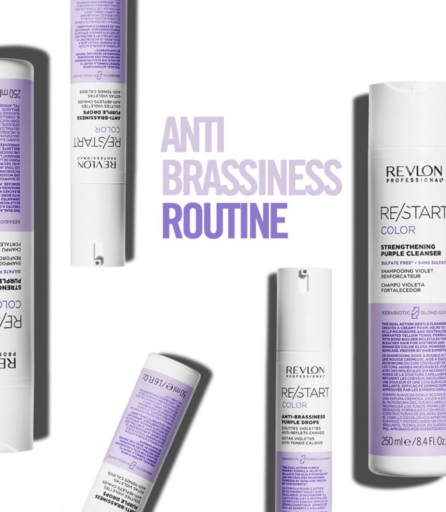 Revlon Restart- Colour Anti-Brassiness Purple Drops- 50ml