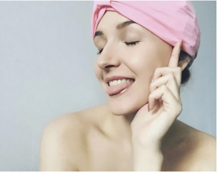 STYLEDRY Turban Shower Cap - Cotton Candy