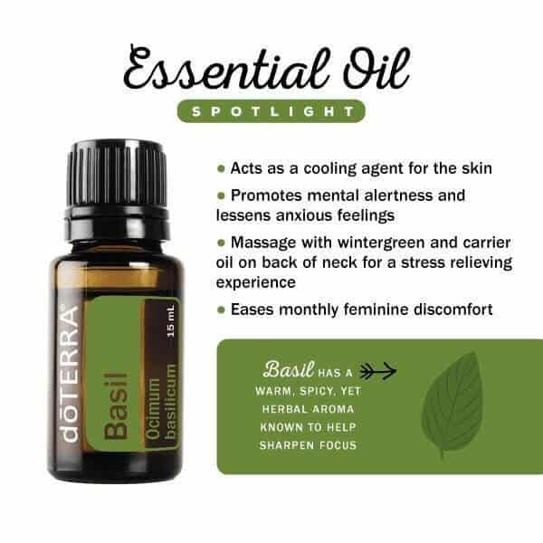 doTERRA Pure Essential Oil - Basil - 5ml