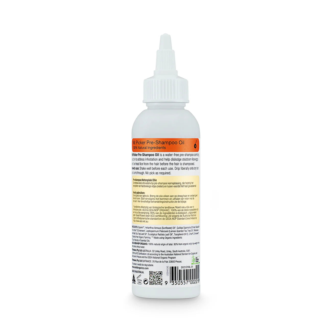 Eco Kid- Nit Ninja Nit Picker Pre-Shampoo Combing Oil (125ml)