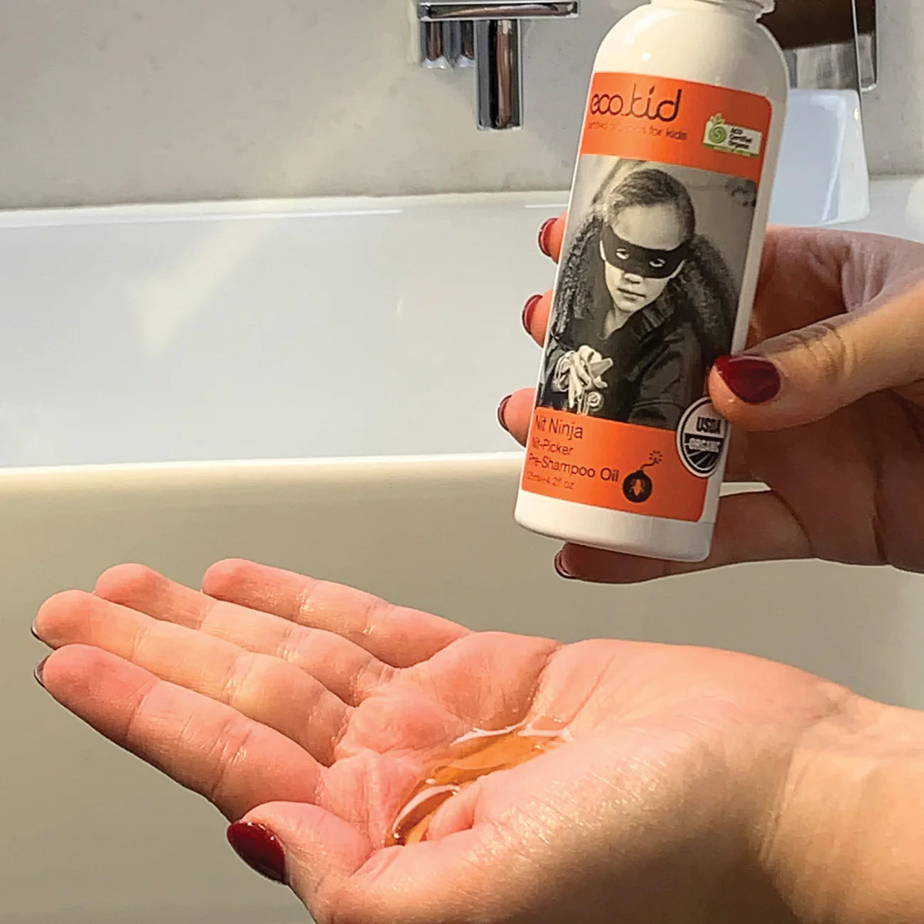 Eco Kid- Nit Ninja Nit Picker Pre-Shampoo Combing Oil (125ml)