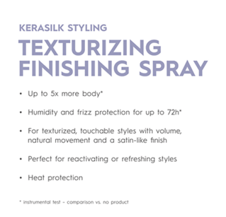 Kerasilk- Texturizing Finishing Spray- 75ml