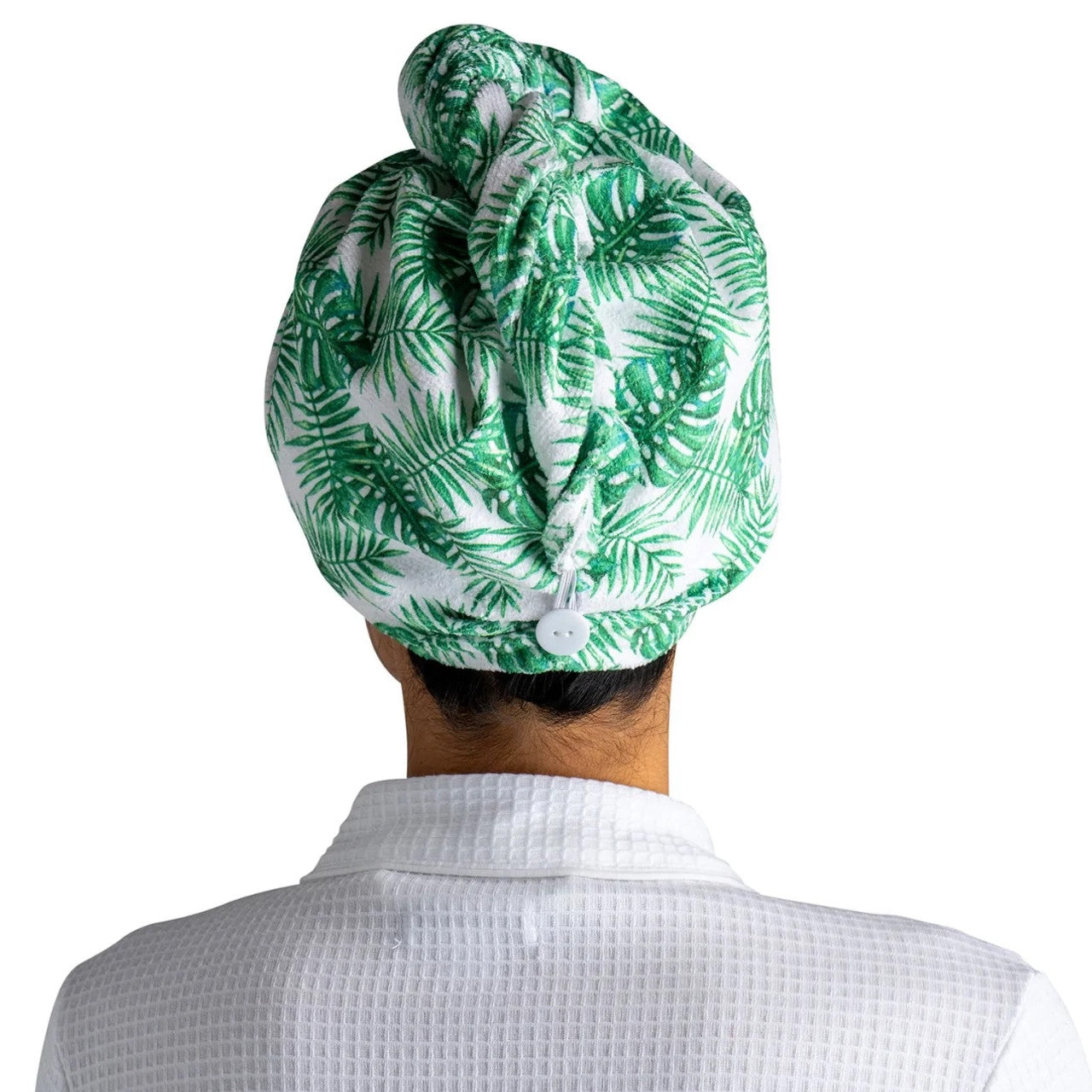 Lemon Lavender - Plot twist - Microfiber turbo towel - GREEN PALM