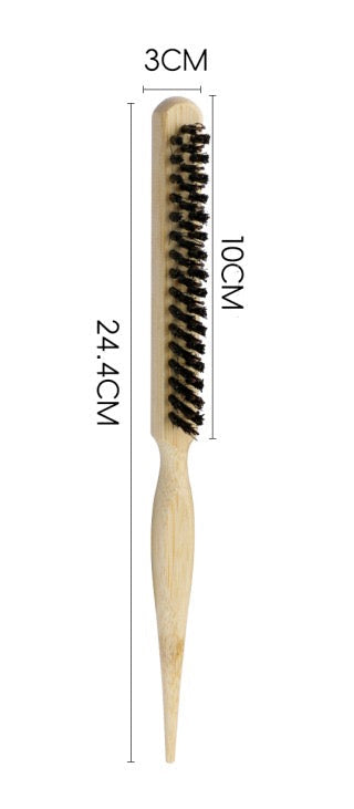 Fine wooden bamboo brush