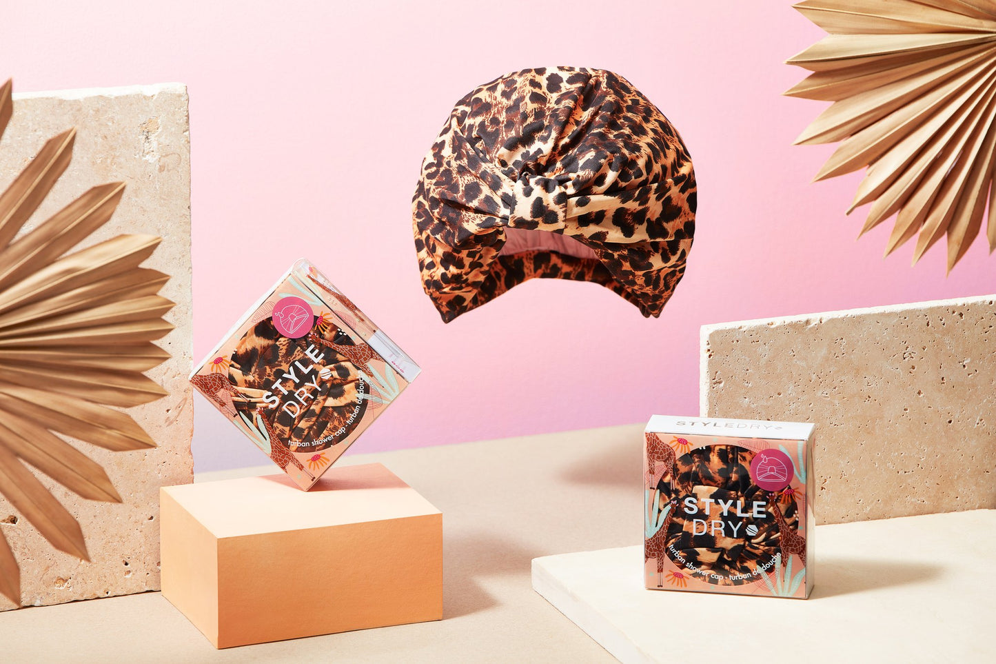 STYLEDRY Turban Shower Cap - Safari State Of Mind