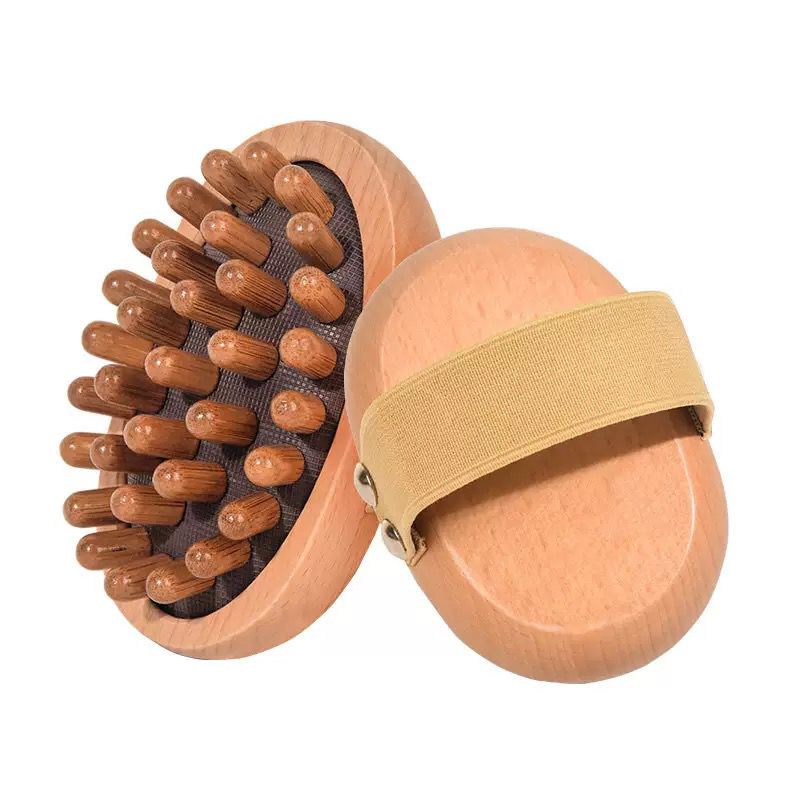 beech wood wooden hand-held massager