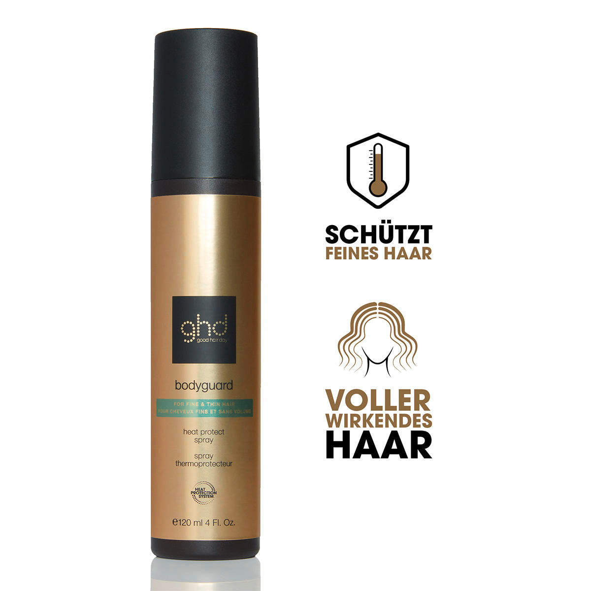 ghd Bodyguard Heat Protect Spray 120ml Fine Hair