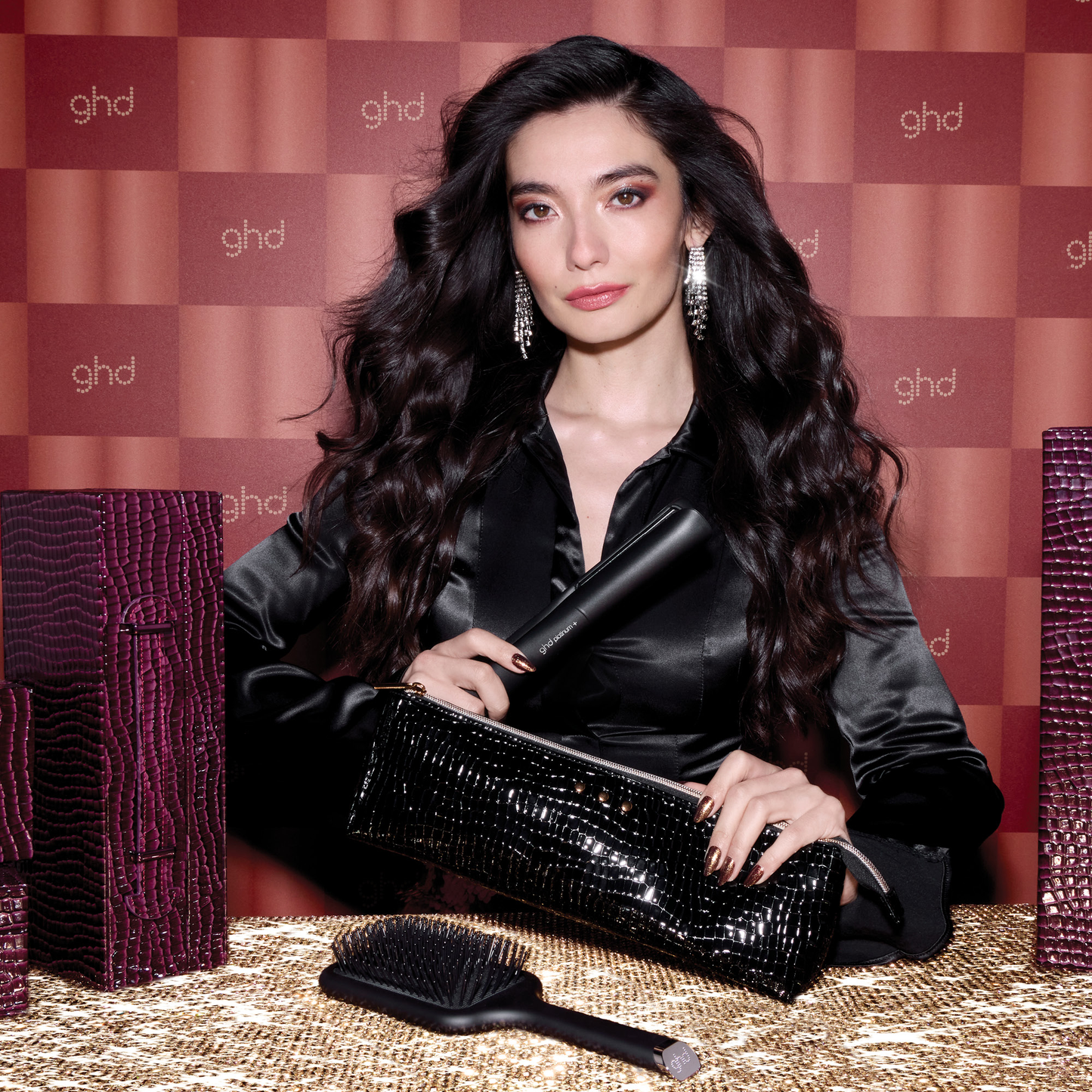 ghd platinum+ hair straightener gift set
