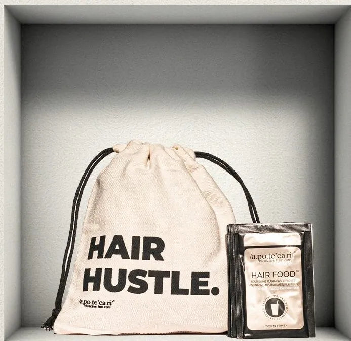 Apotecari HAIR FOOD - 1 month supply in travel bag (30 sachets)