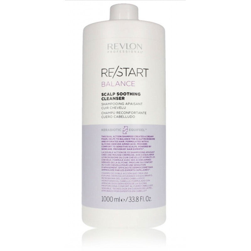 Revlon Restart- Balance Scalp Soothing Cleanser- 1000ml