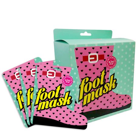 BLING POP Shea Butter Healing Foot Mask Box (10)