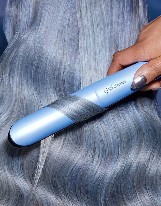 ghd chronos hair straightener in icy blue - limited edition