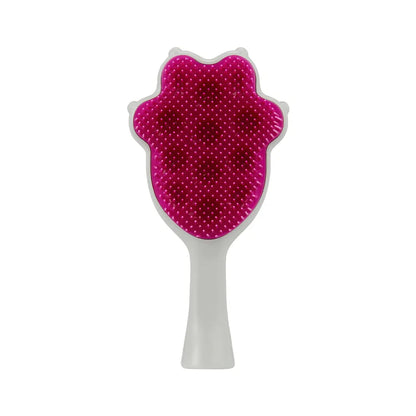 Re:born Pet Angel Detangling Pet Brush & Keyring Brush - Grey/Pink