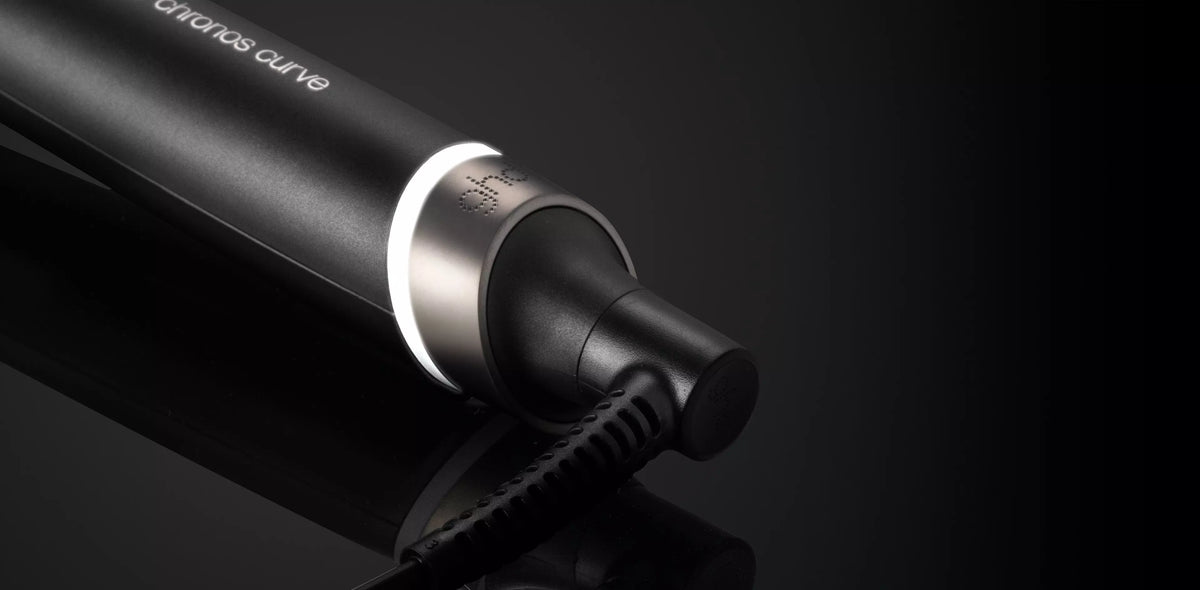GHD CHRONOS CURVE MAX WAND (LARGE 38MM BARREL) FESTIVE GIFT SET IN BLACK