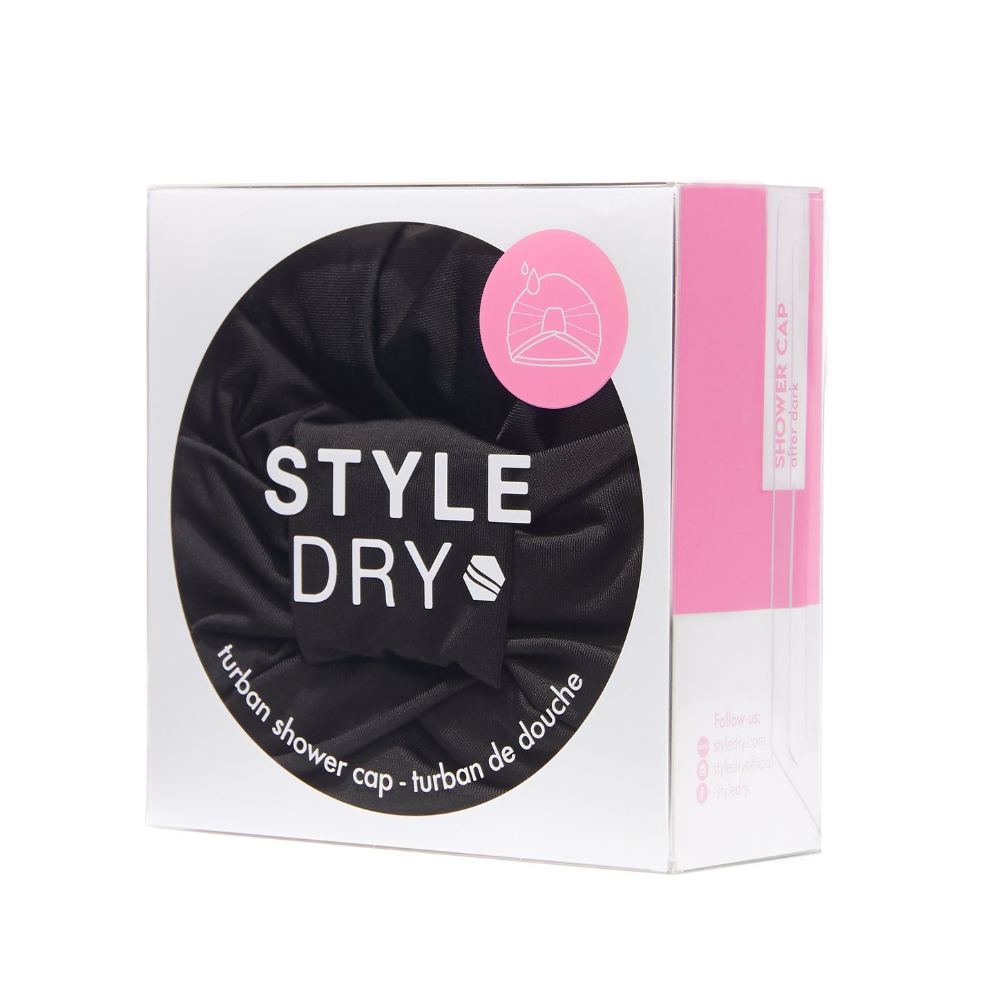 STYLEDRY Turban Shower Cap - After Dark