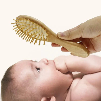 Baby Hair Brush and Comb Set x3 - baby scalp massager