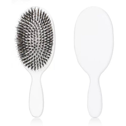 Oval hair brush - white