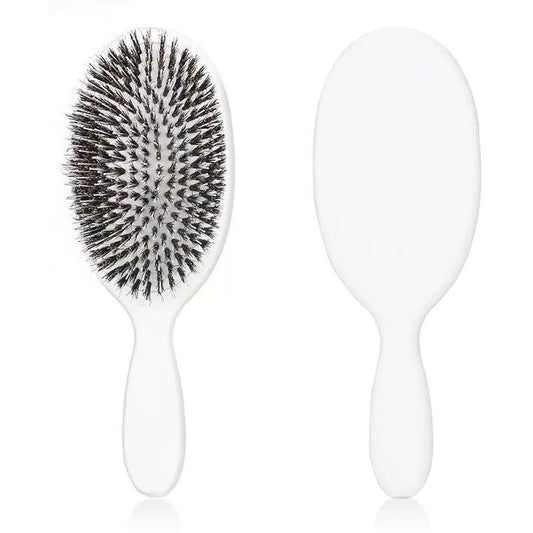 Oval hair brush - white