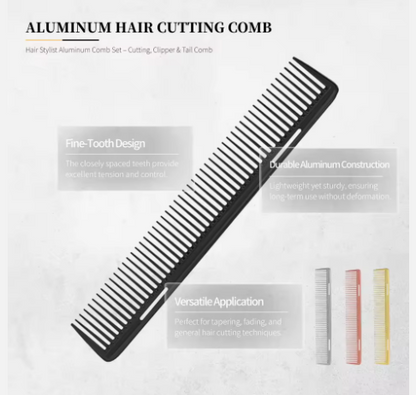Aluminum Hair Cutting Comb