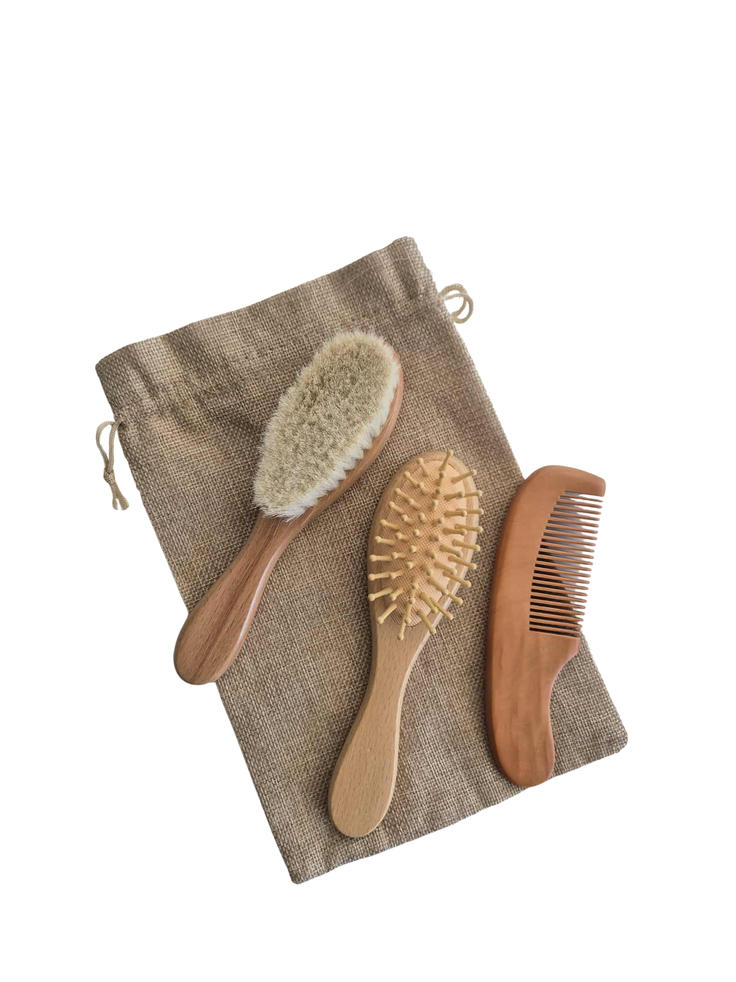 Baby Hair Brush and Comb Set x3 - baby scalp massager