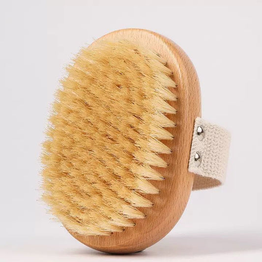 Boar bristle body brush