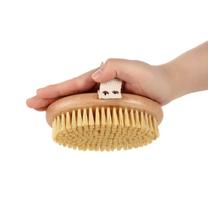 Boar bristle body brush