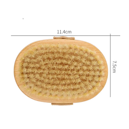 Boar bristle body brush