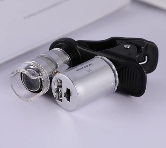 Cellphone microscope - 60x - Online trichologist consultation