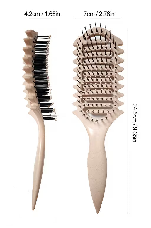 Curly Hollow Hair Comb