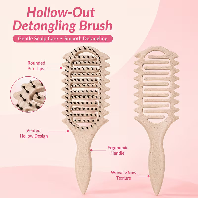 Curly Hollow Hair Comb