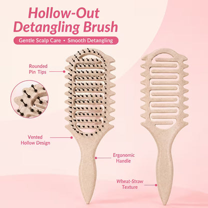 Curly Hollow Hair Comb