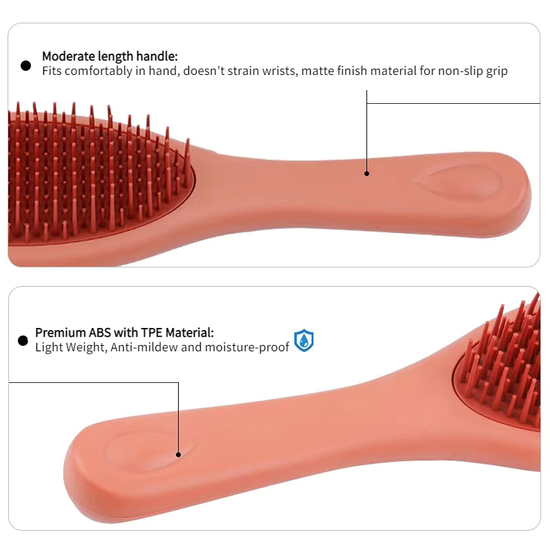 Double Side Silicone Shampoo Massage Scalp Brush