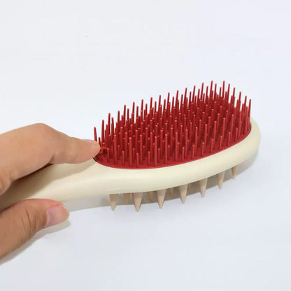 Double Side Silicone Shampoo Massage Scalp Brush
