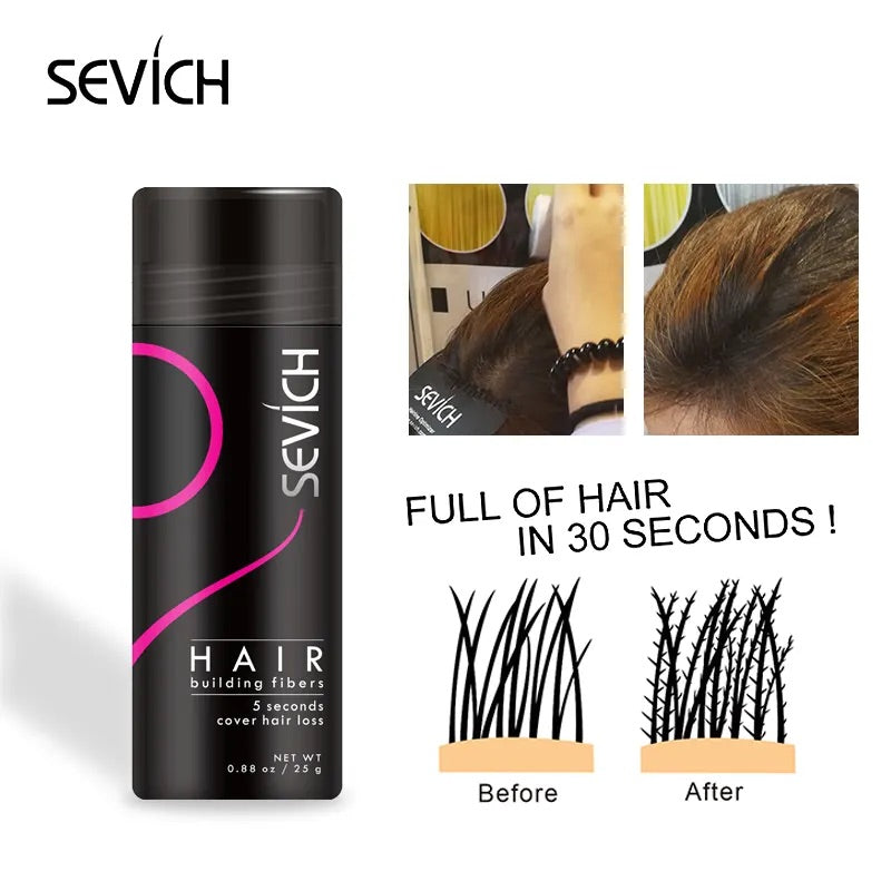 Sevich Hair Building Fibers - Dark Brown