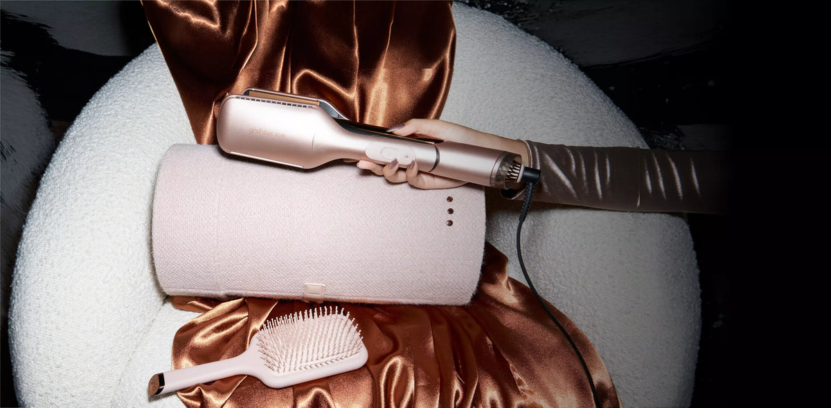 GHD DUET STYLE HOT AIR STYLER FESTIVE GIFT SET IN CASHMERE BEIGE