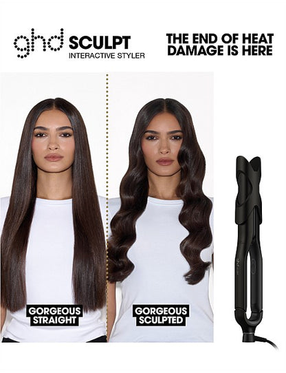 GHD SCULPT INTERACTIVE HAIR STRAIGHTENER BLACK