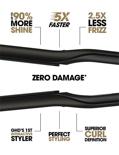 GHD SCULPT INTERACTIVE HAIR STRAIGHTENER BLACK