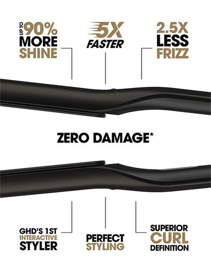 GHD SCULPT INTERACTIVE HAIR STRAIGHTENER BLACK