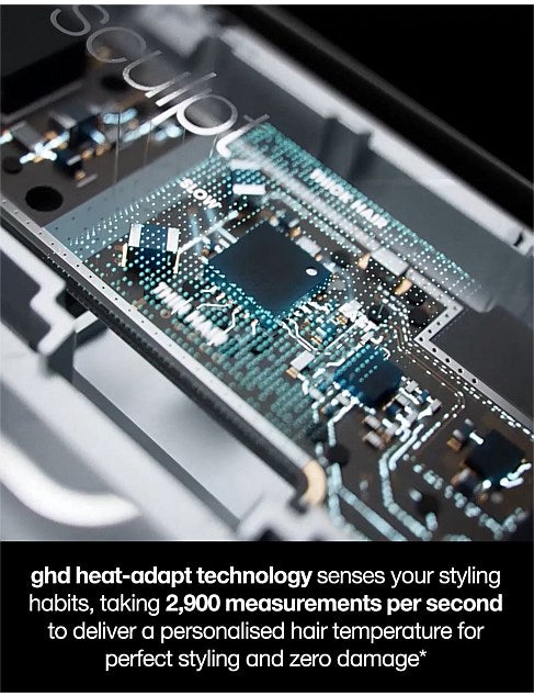 GHD SCULPT INTERACTIVE HAIR STRAIGHTENER BLACK