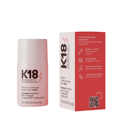 K18 Leave-in Molecular Repair Hair Mask - 15ml