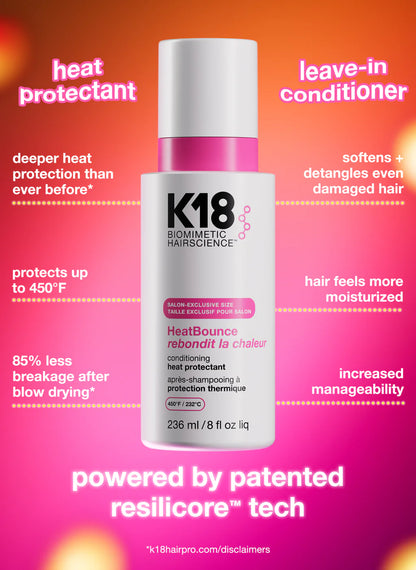 K18 HeatBounce conditioning heat protectant 15 ml