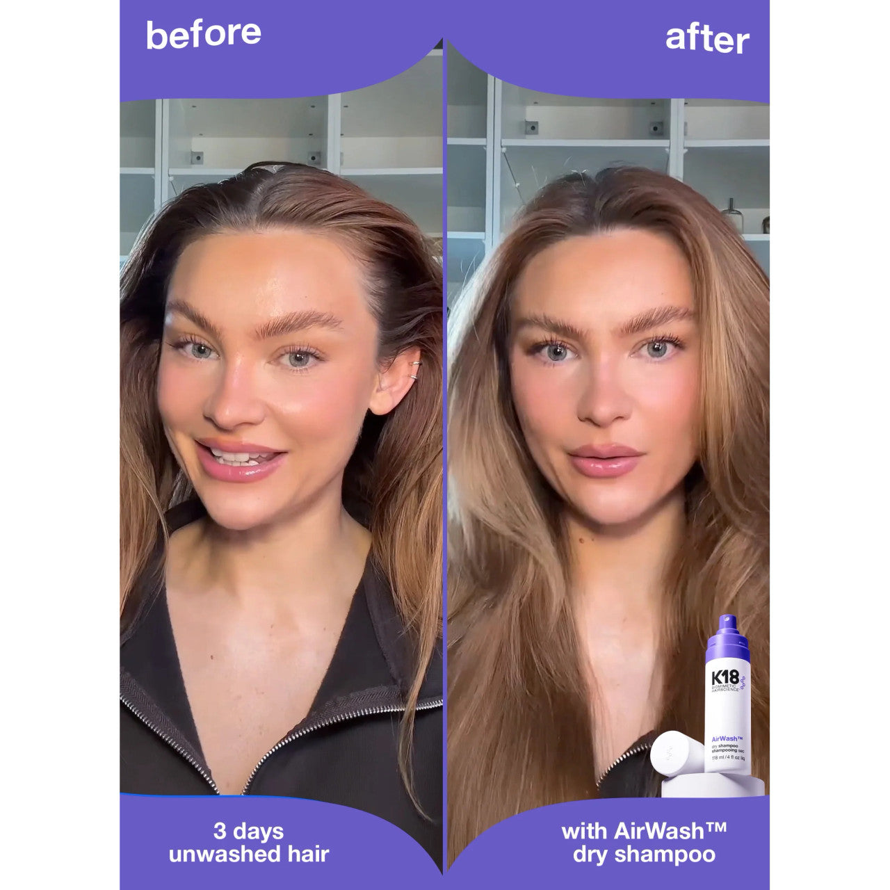 K18 AirWash - Dry Shampoo 47ml