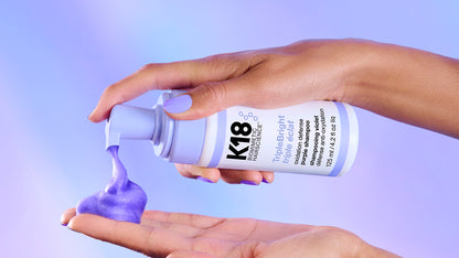 K18 TripleBright oxidation defense purple shampoo 125ml