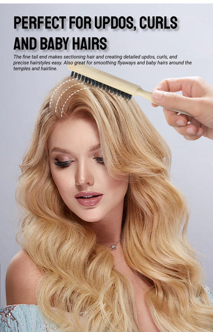 Fine wooden bamboo brush