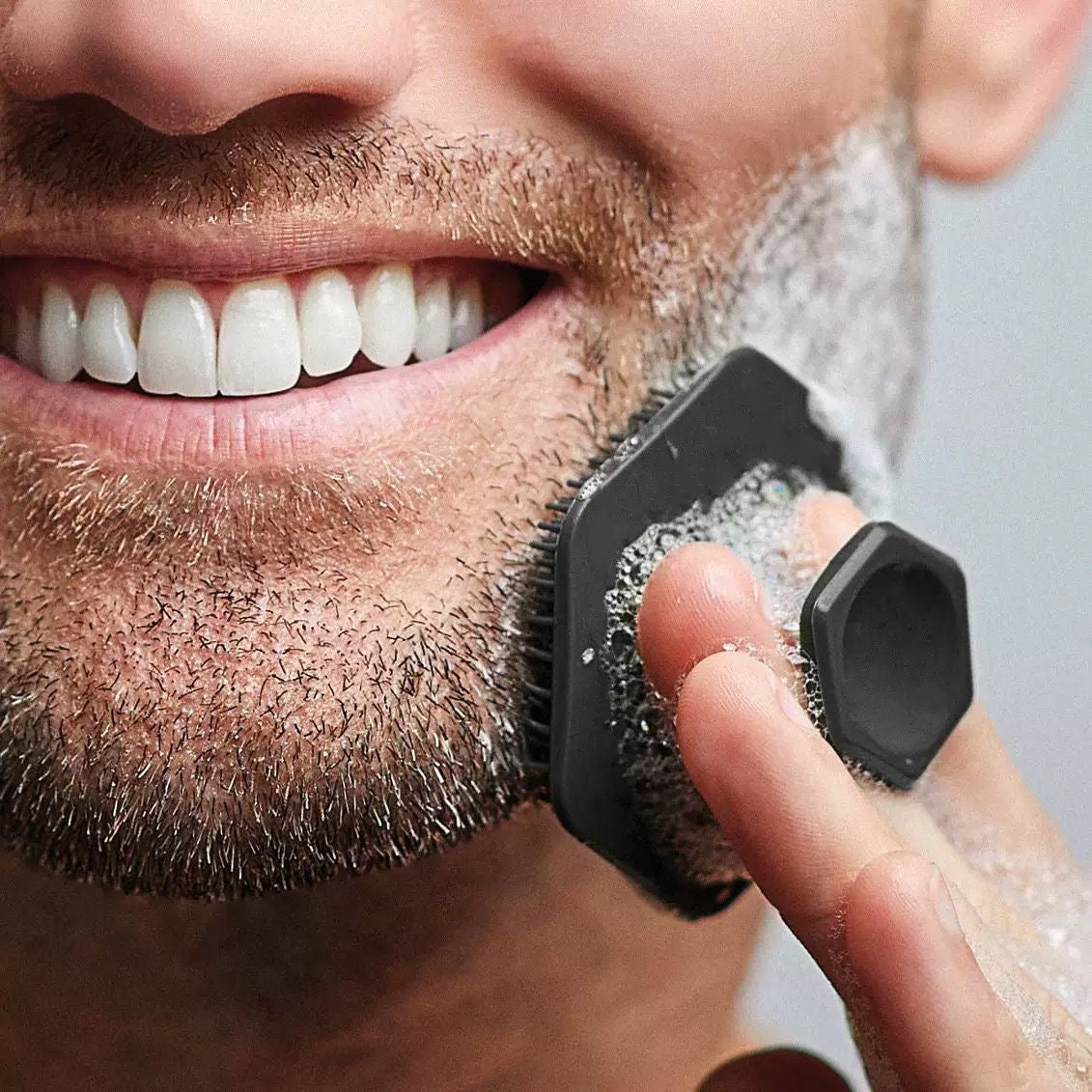 Mini massage silicone brush