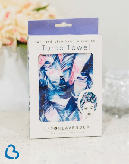Lemon Lavender- Microfiber Turbo Towel - Pure Paradise