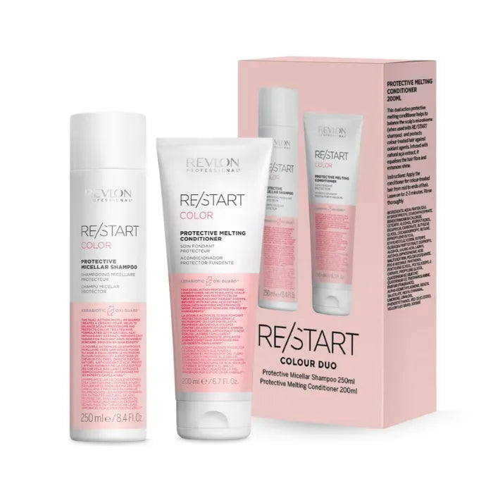 Revlon Professional RESTART Color-Protective Duo + Mini Detangler Brush