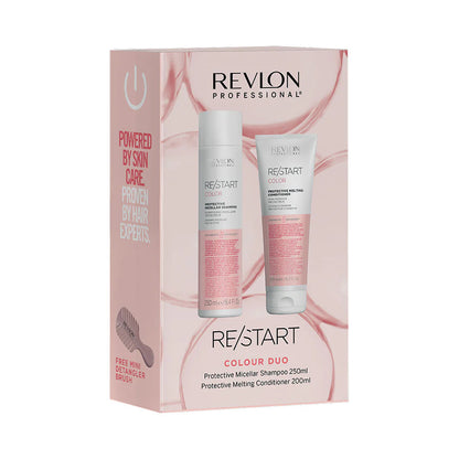 Revlon Professional RESTART Color-Protective Duo + Mini Detangler Brush
