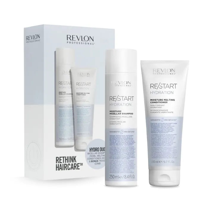 Revlon Professional RESTART Hydration Duo + Mini Detangler Brush